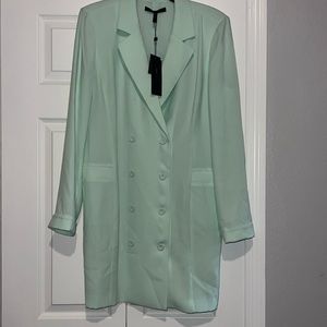 Beautiful BCBG blazer dress in pale jade color